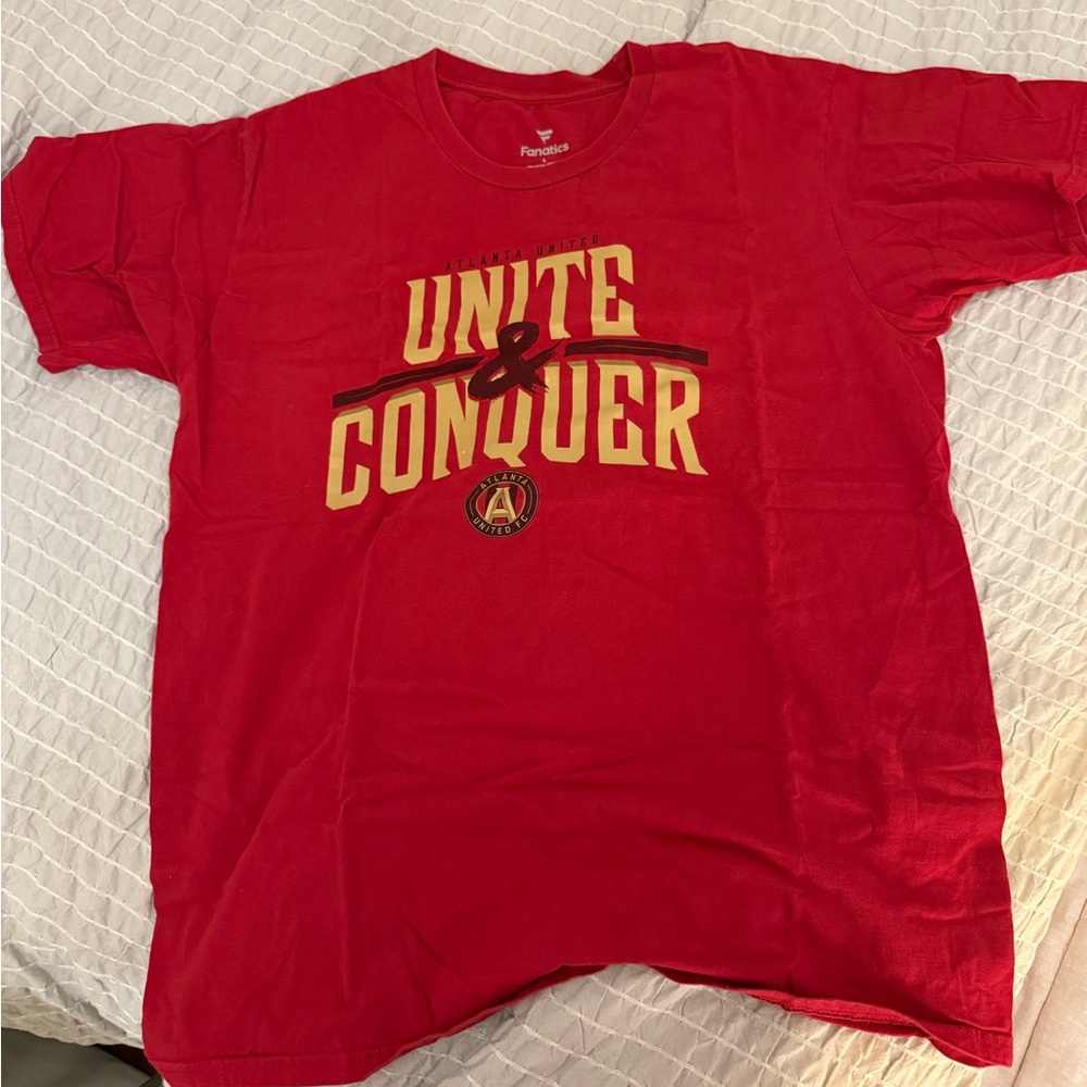 Atlanta United Red Unite & Conquer T-Shirt